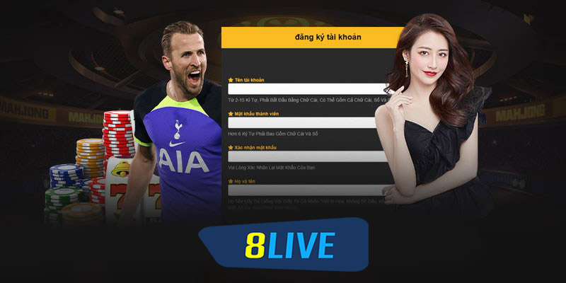 Lợi ích của việc đăng ký 8live